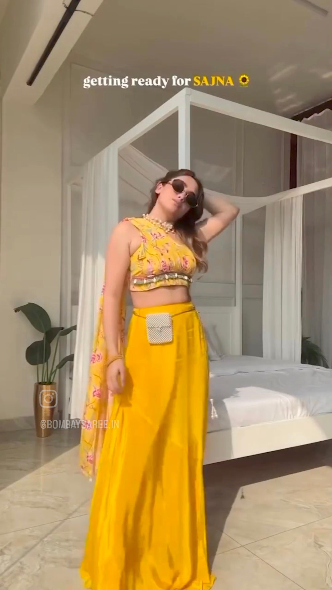 haldi special Exclusive western outfit  (yellow)