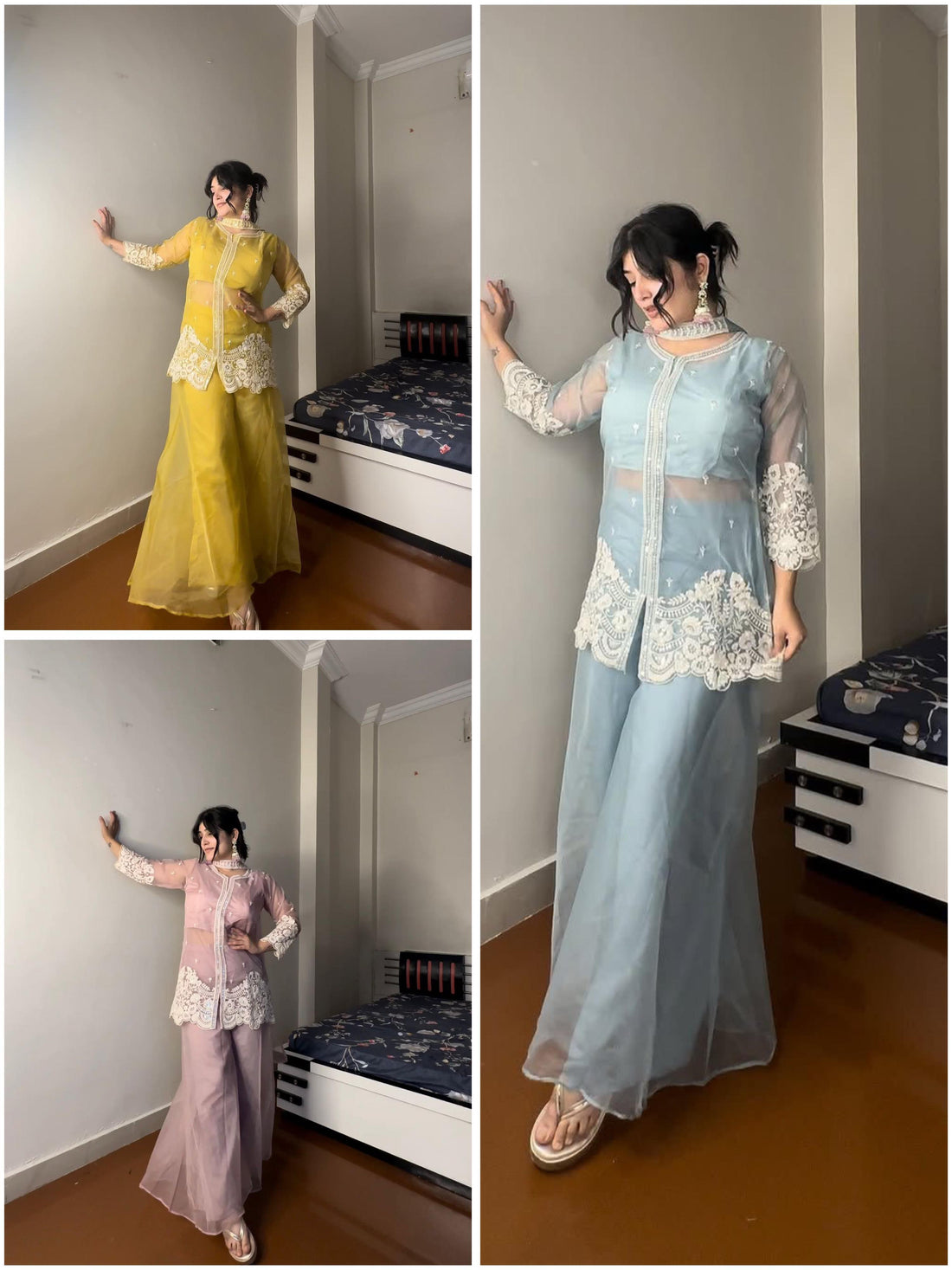 NEW FOUR PIECE INDO-WESTERN OUTFIT FOR TRENDY WEDDING SEASON