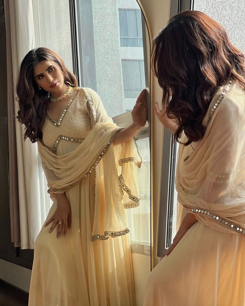 Zehra Festive Mirrorwork Anarkali