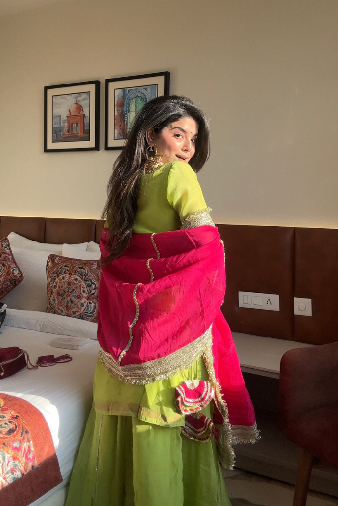 Perot Bloom Sharara Suit Set