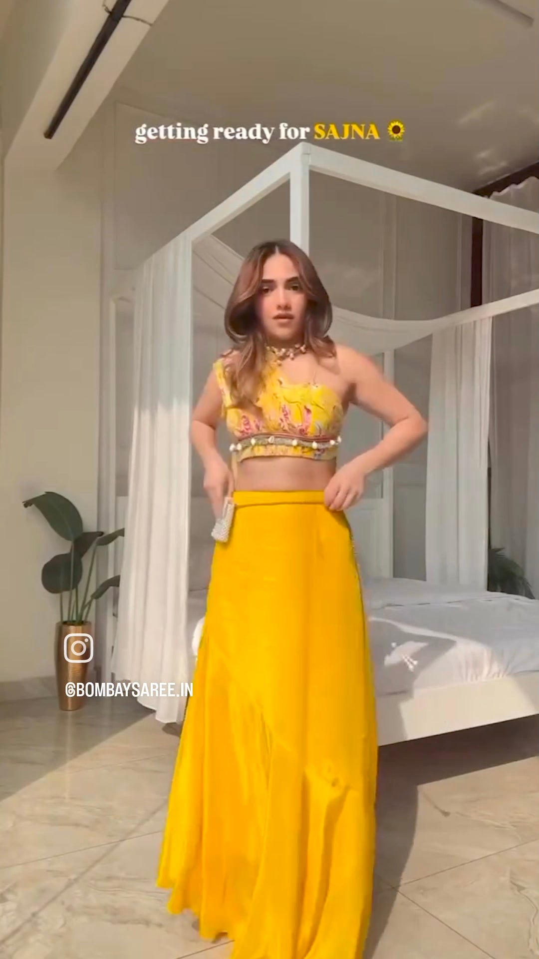 haldi special Exclusive western outfit  (yellow)