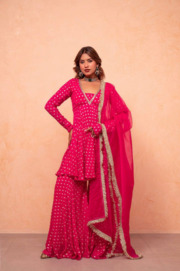 Chandni Chandheri Sharara Set